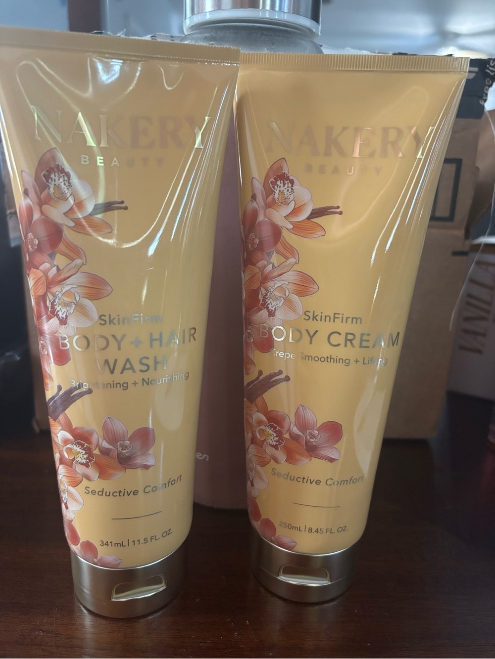 Nakery Beauty SkinFirm Body, Hair Wash and Body Cream Set